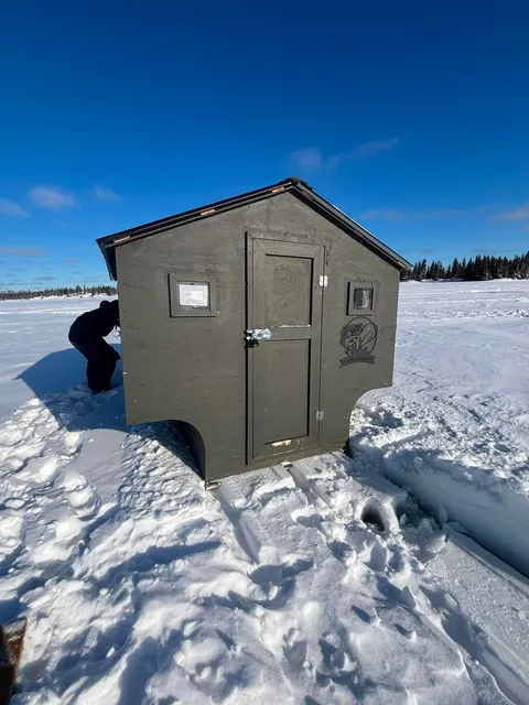 Winter lake activity at Candle Lake