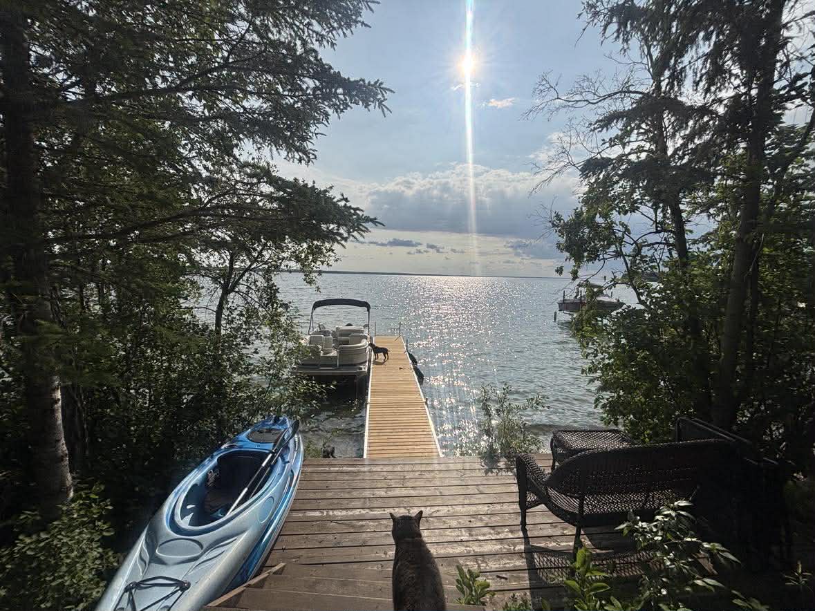 Lakefront Candle Lake view